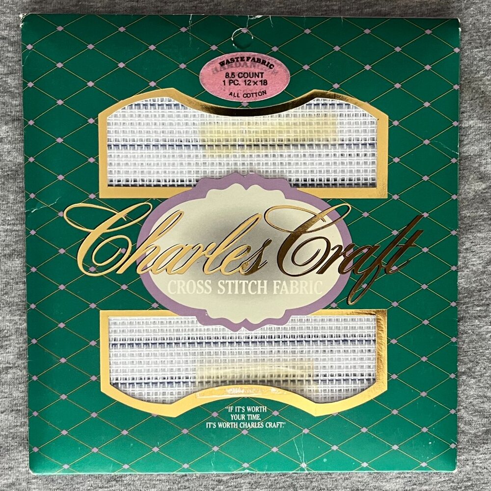 Charles Craft Waste Fabric 8.5 Count, Cotton